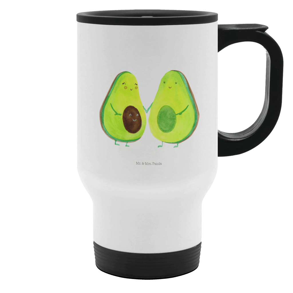 Thermobecher Avocado Pärchen Thermobecher, To Go Becher, Thermotasse, Kaffeebecher, Isolierbecher, Thermobecher To Go, Warmhaltetasse, Edelstahlbecher, Reisebecher, Tasse mit Deckel, Thermobecher für 400 ml, Kaffeetasse zum Mitnehmen, Tasse zum Mitnehmen, Spülmaschinenfest, Avocado, Veggie, Vegan, Gesund, Avocuddle, Liebe, Schwangerschaft, Familie, Babyshower, Babyparty, Hochzeit, Kinder, Avocados, Geburt