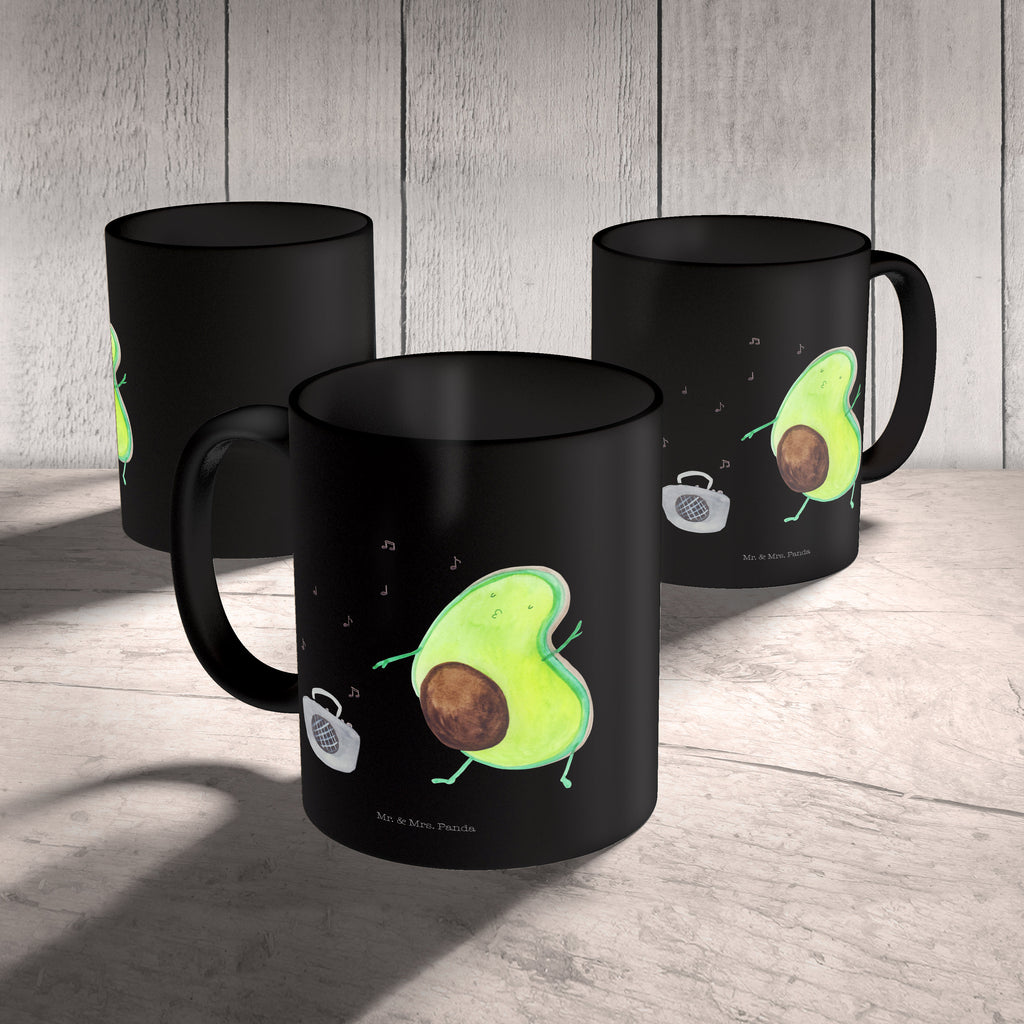 Tasse Avocado tanzt  Becher, Kaffeetasse, Kaffeebecher, Tee, Frühstück, Büro  Avocado, Veggie, Vegan, Gesund