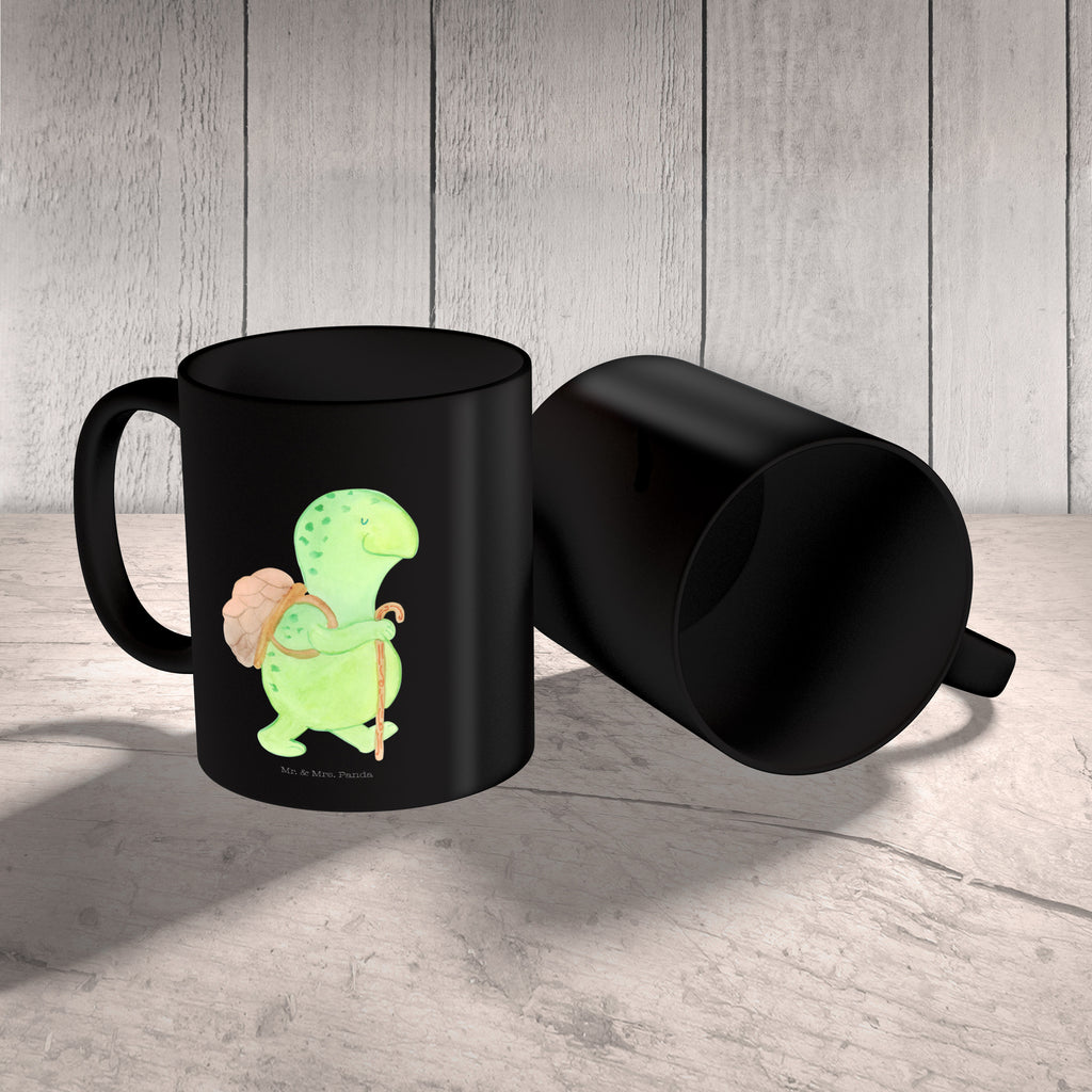Tasse Schildkröte Wanderer Schildkröte, Schildkröten, Motivation, Motivationsspruch, Motivationssprüche, Neuanfang Becher, Kaffeetasse, Kaffeebecher, Tee, Frühstück, Büro  Schildkröte