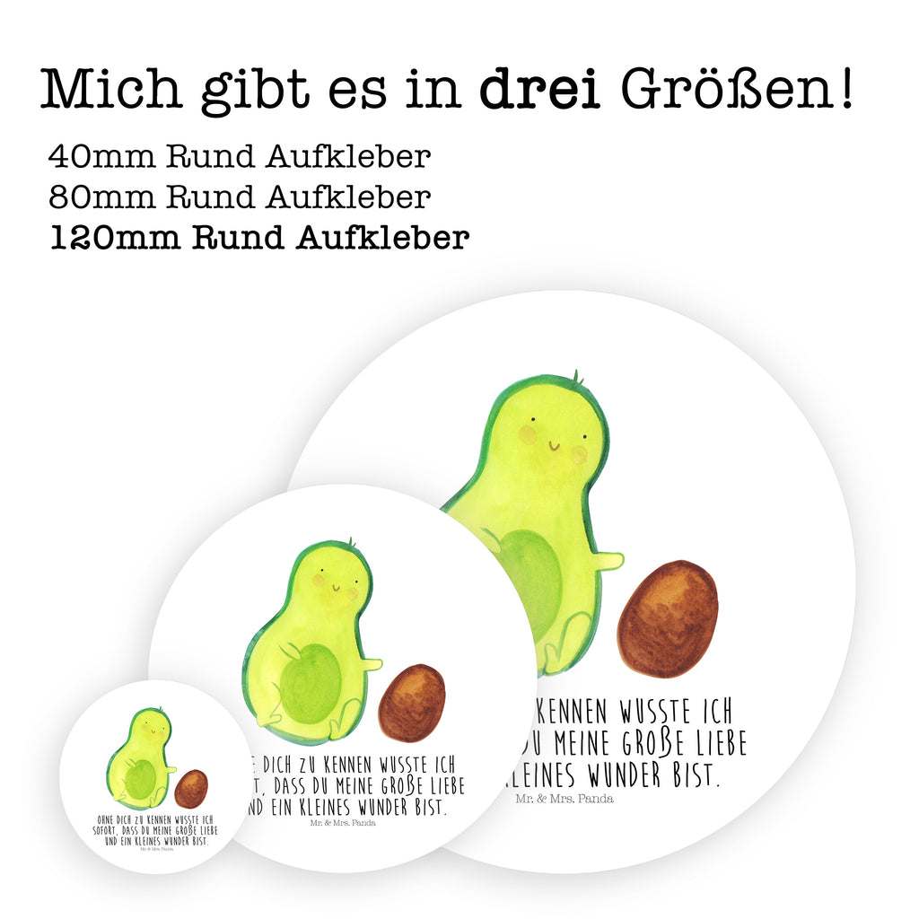 120mm Rund Aufkleber Avocado rollt Kern Sticker, Aufkleber, Etikett, Kinder, rund, Avocado, Veggie, Vegan, Gesund, Avocados, Schwanger, Geburt, Geburtstag, Säugling, Kind, erstes Kind, zur Geburt, Schwangerschaft, Babyparty, Baby, große Liebe, Liebe, Love