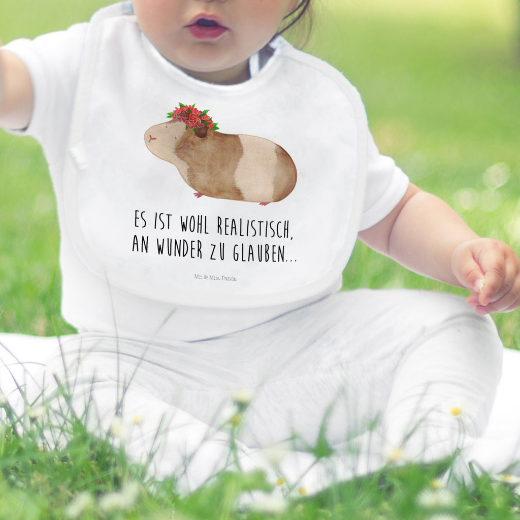 Organic Babylätzchen Meerschweinchen weise Baby, Lätzchen, Spucktuch, Sabberlätzchen, Klettlätzchen, Babygeschenk, Baby Lätzchen, Geschenk für Geburt, Geschenk zur Geburt, Baby Spucktuch, Babyausstattung, Geschenkidee für Babyparty, Tiermotive, Gute Laune, lustige Sprüche, Tiere, Meerschweinchen, Meerie, Meeries, Wunder, Blumenkind, Realität, Spruch, Weisheit, Motivation, Wunderland