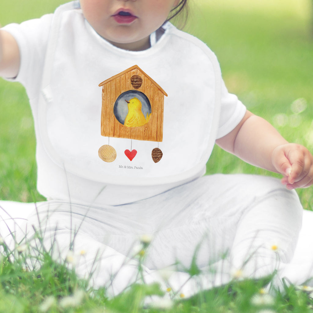 Organic Babylätzchen Vogelhaus sweet Home Baby, Lätzchen, Spucktuch, Sabberlätzchen, Klettlätzchen, Babygeschenk, Baby Lätzchen, Geschenk für Geburt, Geschenk zur Geburt, Baby Spucktuch, Babyausstattung, Geschenkidee für Babyparty, Tiermotive, Gute Laune, lustige Sprüche, Tiere, Vogelhaus, Vogel, Home sweet Home, Einzug, Umzug, Geschenk, Einzugsgeschenk, Hausbau, Haus