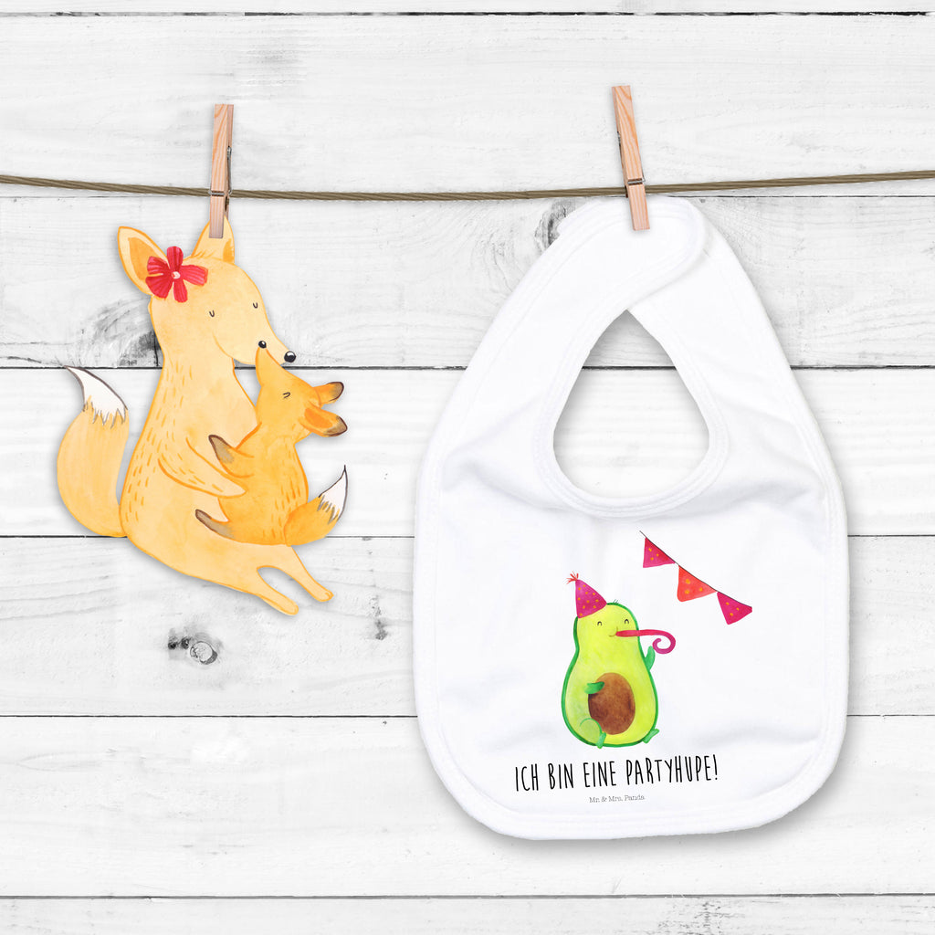 Organic Babylätzchen Avocado Partyhupe Baby, Lätzchen, Spucktuch, Sabberlätzchen, Klettlätzchen, Babygeschenk, Baby Lätzchen, Geschenk für Geburt, Geschenk zur Geburt, Baby Spucktuch, Babyausstattung, Geschenkidee für Babyparty, Avocado, Veggie, Vegan, Gesund, Party, Feierlichkeit, Feier, Fete, Geburtstag, Gute Laune, Tröte
