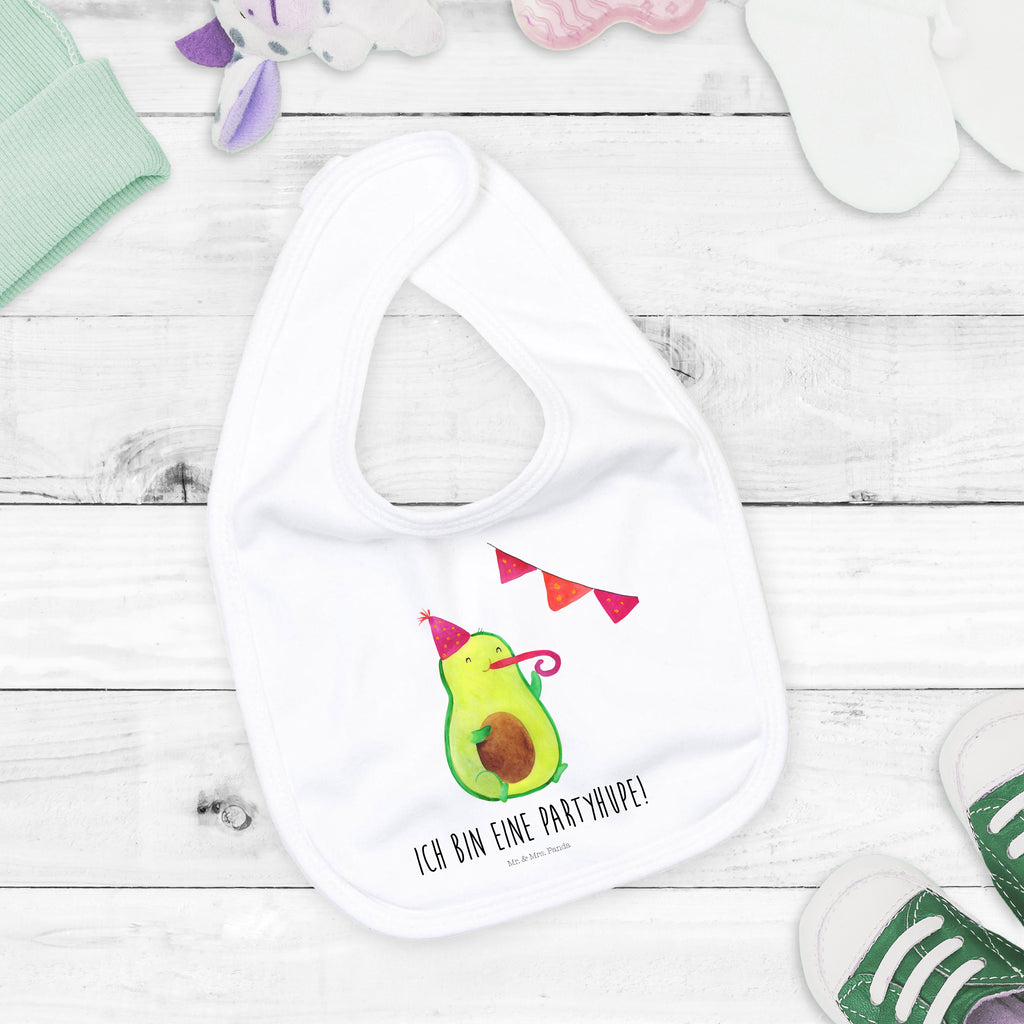 Organic Babylätzchen Avocado Partyhupe Baby, Lätzchen, Spucktuch, Sabberlätzchen, Klettlätzchen, Babygeschenk, Baby Lätzchen, Geschenk für Geburt, Geschenk zur Geburt, Baby Spucktuch, Babyausstattung, Geschenkidee für Babyparty, Avocado, Veggie, Vegan, Gesund, Party, Feierlichkeit, Feier, Fete, Geburtstag, Gute Laune, Tröte