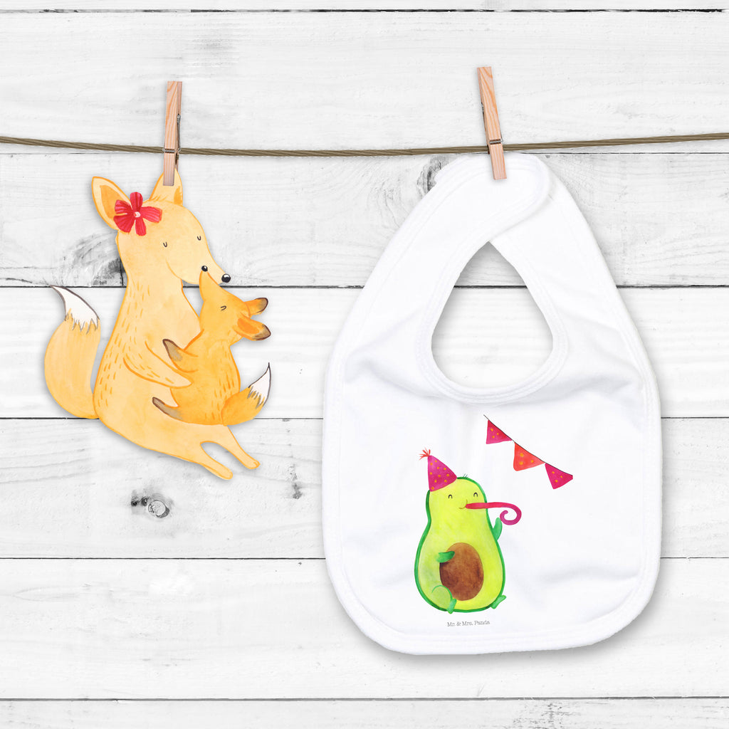 Organic Babylätzchen Avocado Partyhupe Baby, Lätzchen, Spucktuch, Sabberlätzchen, Klettlätzchen, Babygeschenk, Baby Lätzchen, Geschenk für Geburt, Geschenk zur Geburt, Baby Spucktuch, Babyausstattung, Geschenkidee für Babyparty, Avocado, Veggie, Vegan, Gesund, Party, Feierlichkeit, Feier, Fete, Geburtstag, Gute Laune, Tröte