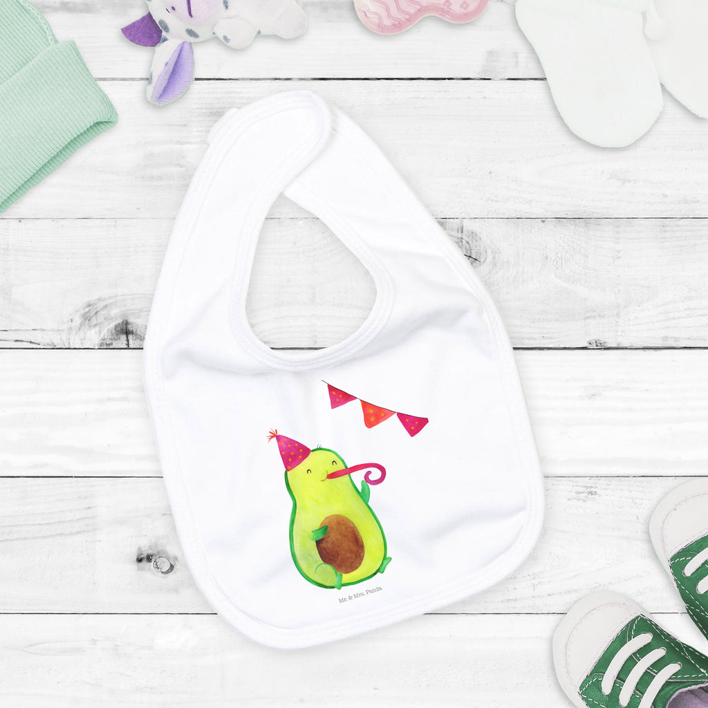 Organic Babylätzchen Avocado Partyhupe Baby, Lätzchen, Spucktuch, Sabberlätzchen, Klettlätzchen, Babygeschenk, Baby Lätzchen, Geschenk für Geburt, Geschenk zur Geburt, Baby Spucktuch, Babyausstattung, Geschenkidee für Babyparty, Avocado, Veggie, Vegan, Gesund, Party, Feierlichkeit, Feier, Fete, Geburtstag, Gute Laune, Tröte