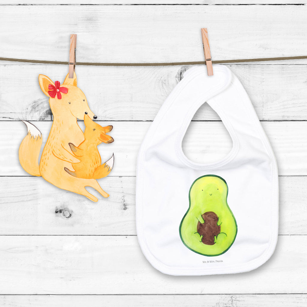 Organic Babylätzchen Avocado mit Kern Baby, Lätzchen, Spucktuch, Sabberlätzchen, Klettlätzchen, Babygeschenk, Baby Lätzchen, Geschenk für Geburt, Geschenk zur Geburt, Baby Spucktuch, Babyausstattung, Geschenkidee für Babyparty, Avocado, Veggie, Vegan, Gesund, Avokado, Avocadokern, Kern, Pflanze, Spruch Leben