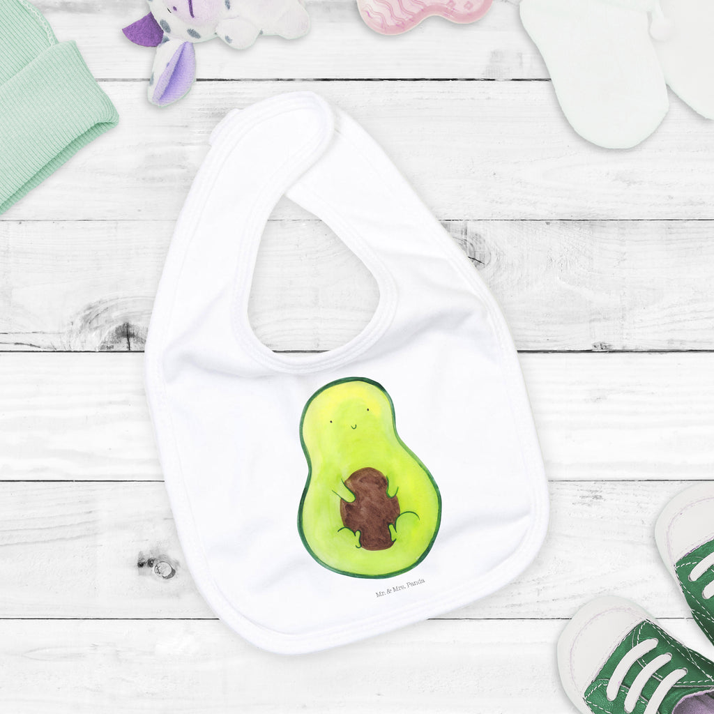 Organic Babylätzchen Avocado mit Kern Baby, Lätzchen, Spucktuch, Sabberlätzchen, Klettlätzchen, Babygeschenk, Baby Lätzchen, Geschenk für Geburt, Geschenk zur Geburt, Baby Spucktuch, Babyausstattung, Geschenkidee für Babyparty, Avocado, Veggie, Vegan, Gesund, Avokado, Avocadokern, Kern, Pflanze, Spruch Leben