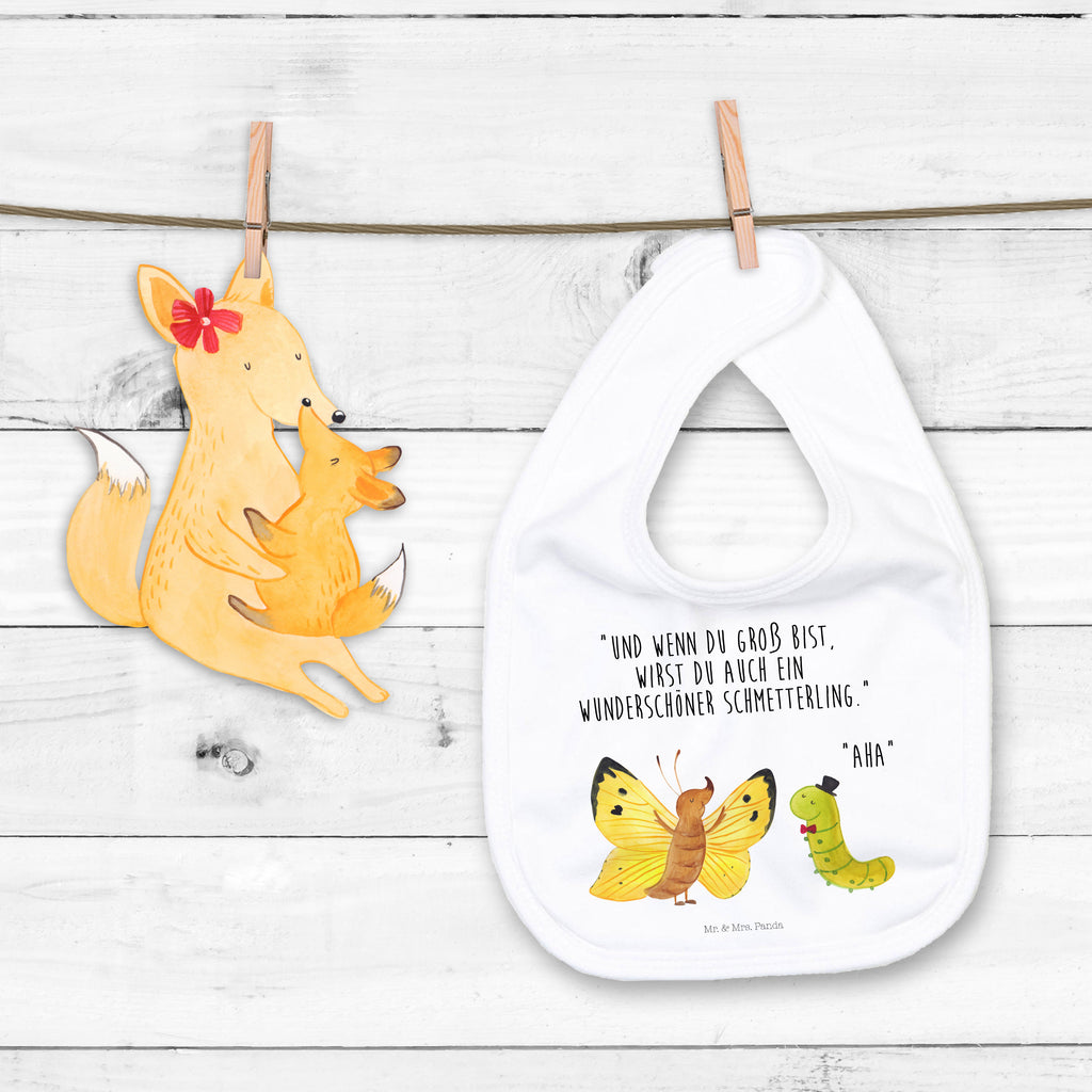 Organic Babylätzchen Raupe & Schmetterling Baby, Lätzchen, Spucktuch, Sabberlätzchen, Klettlätzchen, Babygeschenk, Baby Lätzchen, Geschenk für Geburt, Geschenk zur Geburt, Baby Spucktuch, Babyausstattung, Geschenkidee für Babyparty, Tiermotive, Gute Laune, lustige Sprüche, Tiere, Raupe, Schmetterling, Zitronenfalter, Entwicklung, Erwachsen werden, Kokon, Hut, Hütchen, Schönheit, Aufwachsen