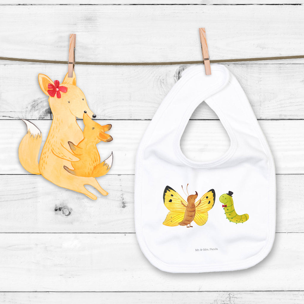 Organic Babylätzchen Raupe & Schmetterling Baby, Lätzchen, Spucktuch, Sabberlätzchen, Klettlätzchen, Babygeschenk, Baby Lätzchen, Geschenk für Geburt, Geschenk zur Geburt, Baby Spucktuch, Babyausstattung, Geschenkidee für Babyparty, Tiermotive, Gute Laune, lustige Sprüche, Tiere, Raupe, Schmetterling, Zitronenfalter, Entwicklung, Erwachsen werden, Kokon, Hut, Hütchen, Schönheit, Aufwachsen