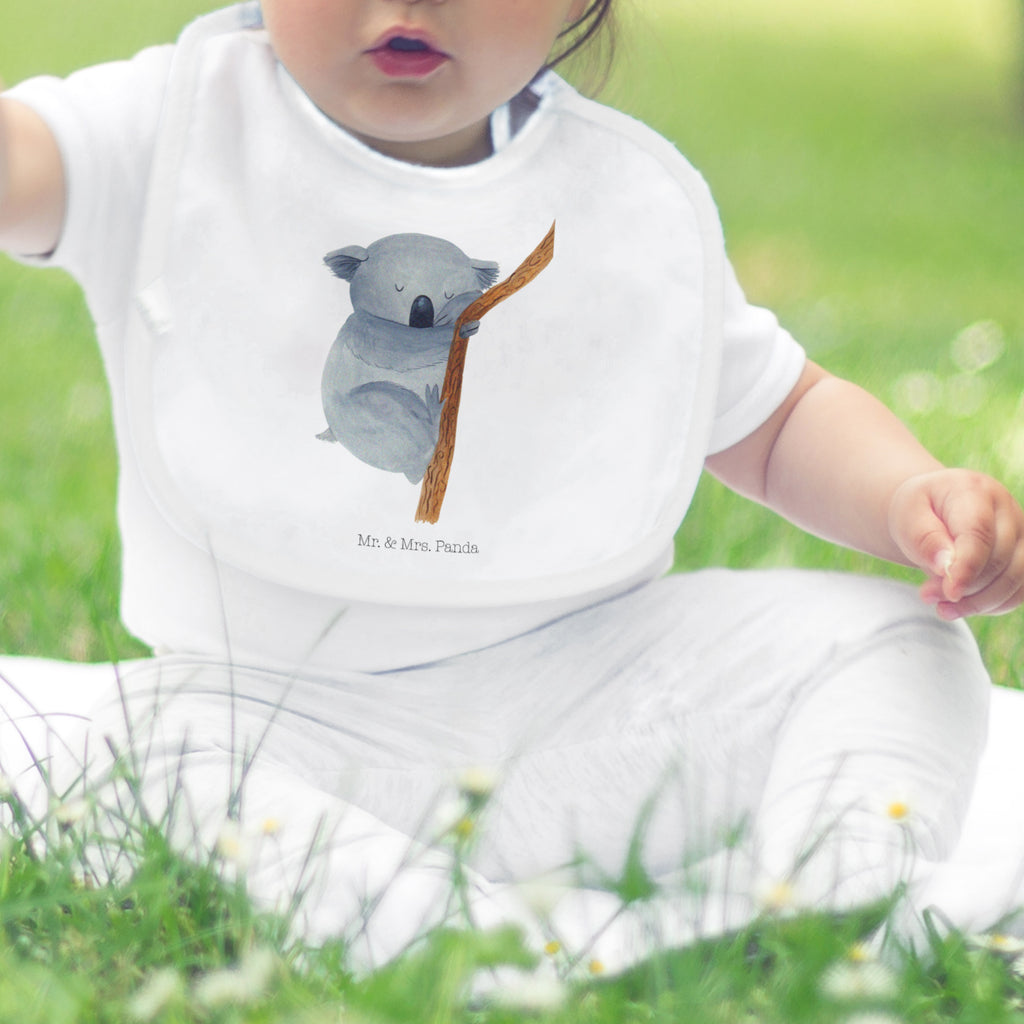 Organic Babylätzchen Koalabär Baby, Lätzchen, Spucktuch, Sabberlätzchen, Klettlätzchen, Babygeschenk, Baby Lätzchen, Geschenk für Geburt, Geschenk zur Geburt, Baby Spucktuch, Babyausstattung, Geschenkidee für Babyparty, Tiermotive, Gute Laune, lustige Sprüche, Tiere, Koala, träumen, Traum, schlafen, Schlafzimmer, Traumland, Bär, Koalabär