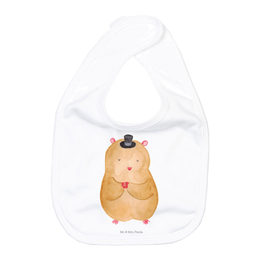 Organic Babylätzchen Hamster mit Hut Baby, Lätzchen, Spucktuch, Sabberlätzchen, Klettlätzchen, Babygeschenk, Baby Lätzchen, Geschenk für Geburt, Geschenk zur Geburt, Baby Spucktuch, Babyausstattung, Geschenkidee für Babyparty, Tiermotive, Gute Laune, lustige Sprüche, Tiere, Hamster, Hut, Magier, Zylinder, Zwerghamster, Zauberer, Houdini
