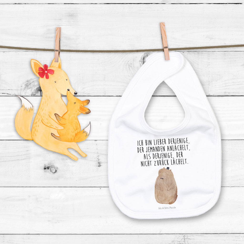 Organic Babylätzchen Murmeltier Baby, Lätzchen, Spucktuch, Sabberlätzchen, Klettlätzchen, Babygeschenk, Baby Lätzchen, Geschenk für Geburt, Geschenk zur Geburt, Baby Spucktuch, Babyausstattung, Geschenkidee für Babyparty, Tiermotive, Gute Laune, lustige Sprüche, Tiere, Murmeltier, Knigge, Fröhlichkeit, Freundlichkeit, Respekt, Anstand