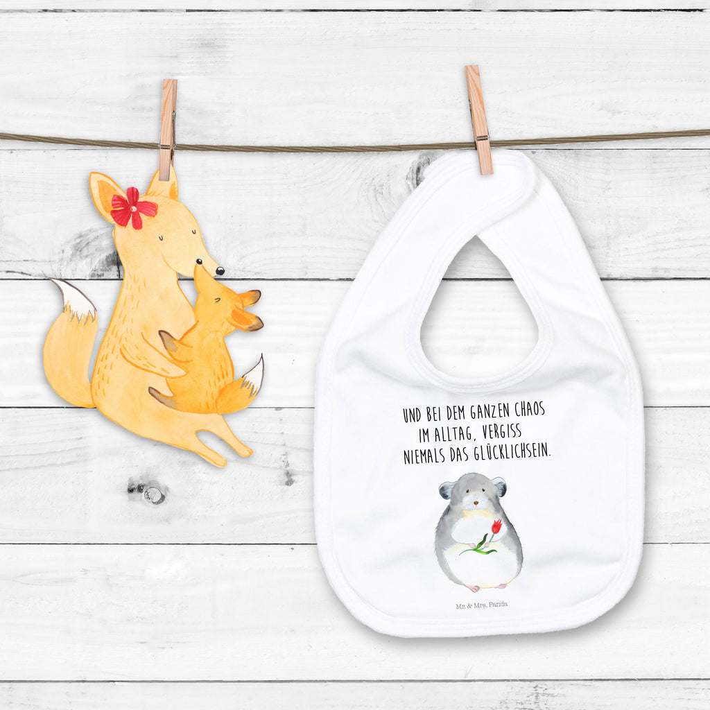 Organic Babylätzchen Chinchilla mit Blume Baby, Lätzchen, Spucktuch, Sabberlätzchen, Klettlätzchen, Babygeschenk, Baby Lätzchen, Geschenk für Geburt, Geschenk zur Geburt, Baby Spucktuch, Babyausstattung, Geschenkidee für Babyparty, Tiermotive, Gute Laune, lustige Sprüche, Tiere, Chinchilla, Chinchillas, Liebeskummer, Kummer, Depressionen, traurig sein, Chaos, Glücklichsein, Büro, Büroalltag