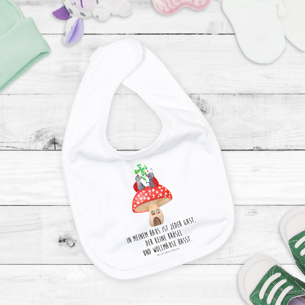 Organic Babylätzchen Marienkäfer Paar Fliegenpilz Baby, Lätzchen, Spucktuch, Sabberlätzchen, Klettlätzchen, Babygeschenk, Baby Lätzchen, Geschenk für Geburt, Geschenk zur Geburt, Baby Spucktuch, Babyausstattung, Geschenkidee für Babyparty, Tiermotive, Gute Laune, lustige Sprüche, Tiere, Haus, Wohnung, zuhause, Fliegenpilz, Marienkäfer, Fleigenpilzhaus