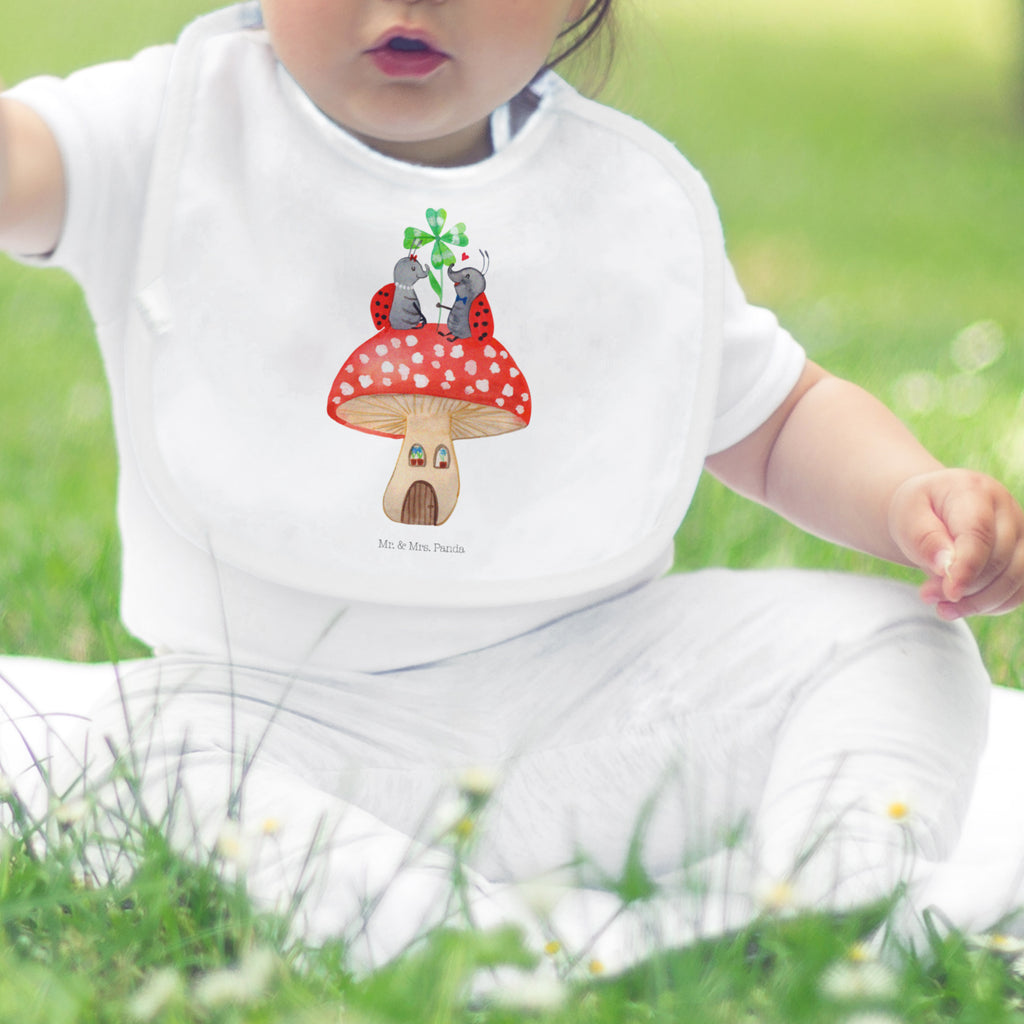 Organic Babylätzchen Marienkäfer Paar Fliegenpilz Baby, Lätzchen, Spucktuch, Sabberlätzchen, Klettlätzchen, Babygeschenk, Baby Lätzchen, Geschenk für Geburt, Geschenk zur Geburt, Baby Spucktuch, Babyausstattung, Geschenkidee für Babyparty, Tiermotive, Gute Laune, lustige Sprüche, Tiere, Haus, Wohnung, zuhause, Fliegenpilz, Marienkäfer, Fleigenpilzhaus