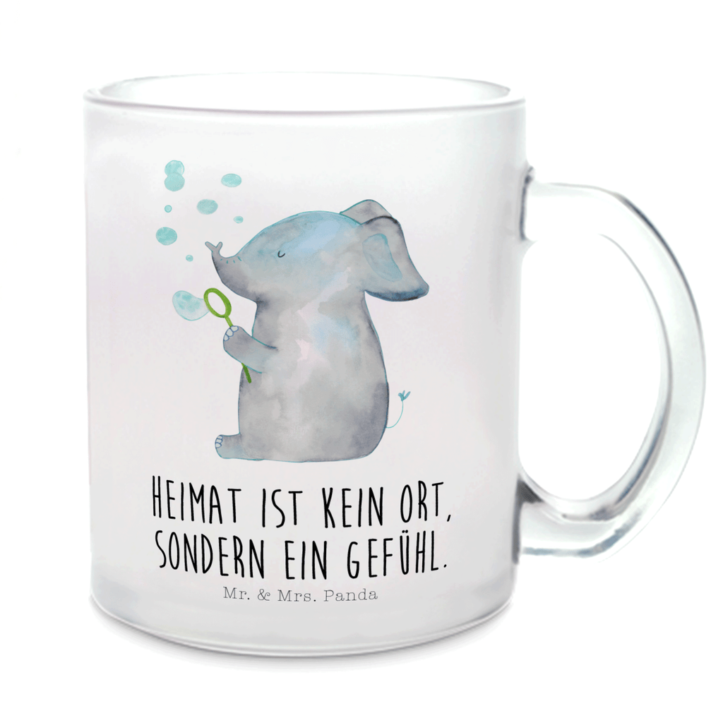 Teetasse Elefant Seifenblasen Teetasse, Teeglas, Teebecher, Tasse mit Henkel, Tasse, Glas Teetasse, Teetasse aus Glas, Tiermotive, Gute Laune, lustige Sprüche, Tiere, Elefant, Elefanten, Dickhäter, Rüsseltier, Seifenblasen, Liebe, Heimat, Gefühl. Daheim, Liebesbeweis, Liebesspruch