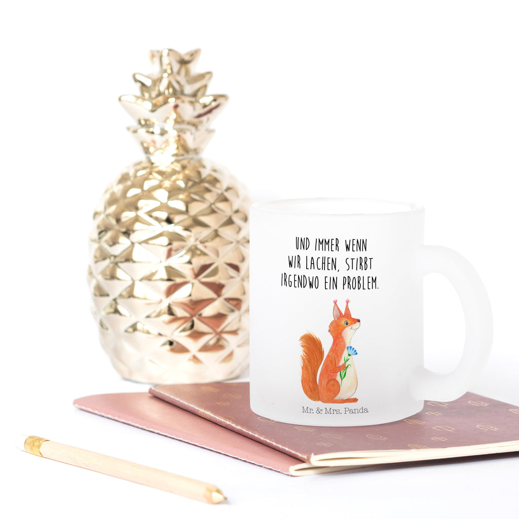 Teetasse Eichhörnchen Blume Teetasse, Teeglas, Teebecher, Tasse mit Henkel, Tasse, Glas Teetasse, Teetasse aus Glas, Tiermotive, Gute Laune, lustige Sprüche, Tiere, Eichhörnchen, Eichhorn, Spruch positiv, Lachen, Spaß, Motivation Sprüche, Motivation Bilder, glücklich Spruch, Spruch Deko
