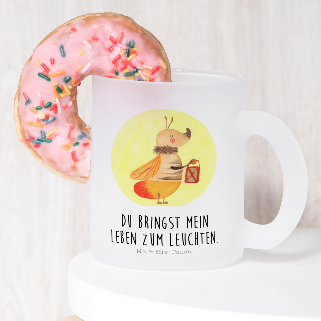 Teetasse Glühwürmchen Teetasse, Teeglas, Teebecher, Tasse mit Henkel, Tasse, Glas Teetasse, Teetasse aus Glas, Tiermotive, Gute Laune, lustige Sprüche, Tiere, Glühwürmchen, Glühwurm, Falter, Liebe, Leuchten, magisch, Liebesbeweis, Lieblingsmensch, Verlobung, Heiratsantrag, Jahrestag, Liebesspruch