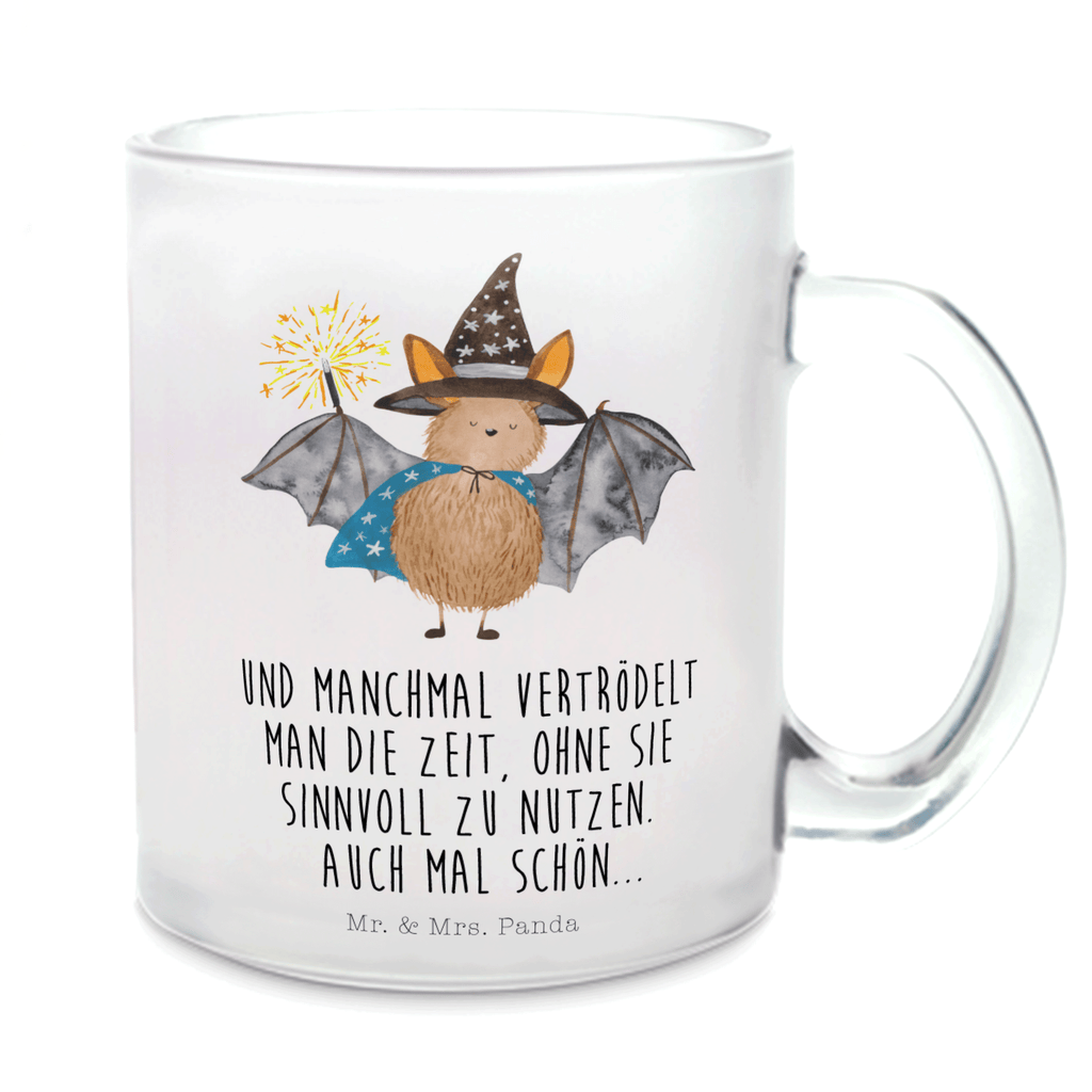 Teetasse Fledermaus Zauberer Teetasse, Teeglas, Teebecher, Tasse mit Henkel, Tasse, Glas Teetasse, Teetasse aus Glas, Tiermotive, Gute Laune, lustige Sprüche, Tiere, Fledermaus, Fledermäuse, Zauberer, Magier, Frauen, reinsteigern