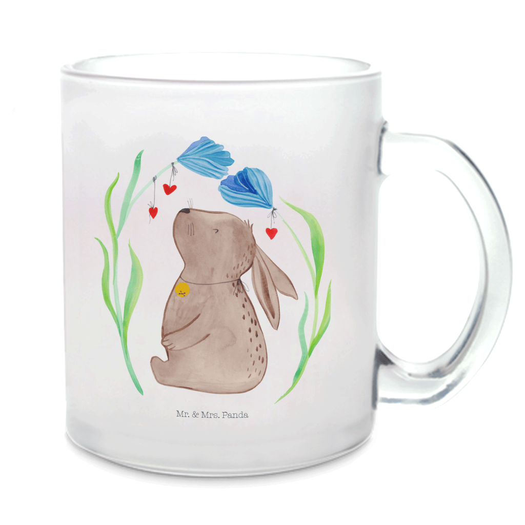 Teetasse Hase Blume Teetasse, Teeglas, Teebecher, Tasse mit Henkel, Tasse, Glas Teetasse, Teetasse aus Glas, Ostern, Osterhase, Ostergeschenke, Osternest, Osterdeko, Geschenk zu Ostern, Hase, Kaninchen, Kind, Taufe, Taufgeschenk, Geburt, Schwangerschaft, erstes Kind, Kindergeburtstag, Geburtstag, Hoffnung, Träume