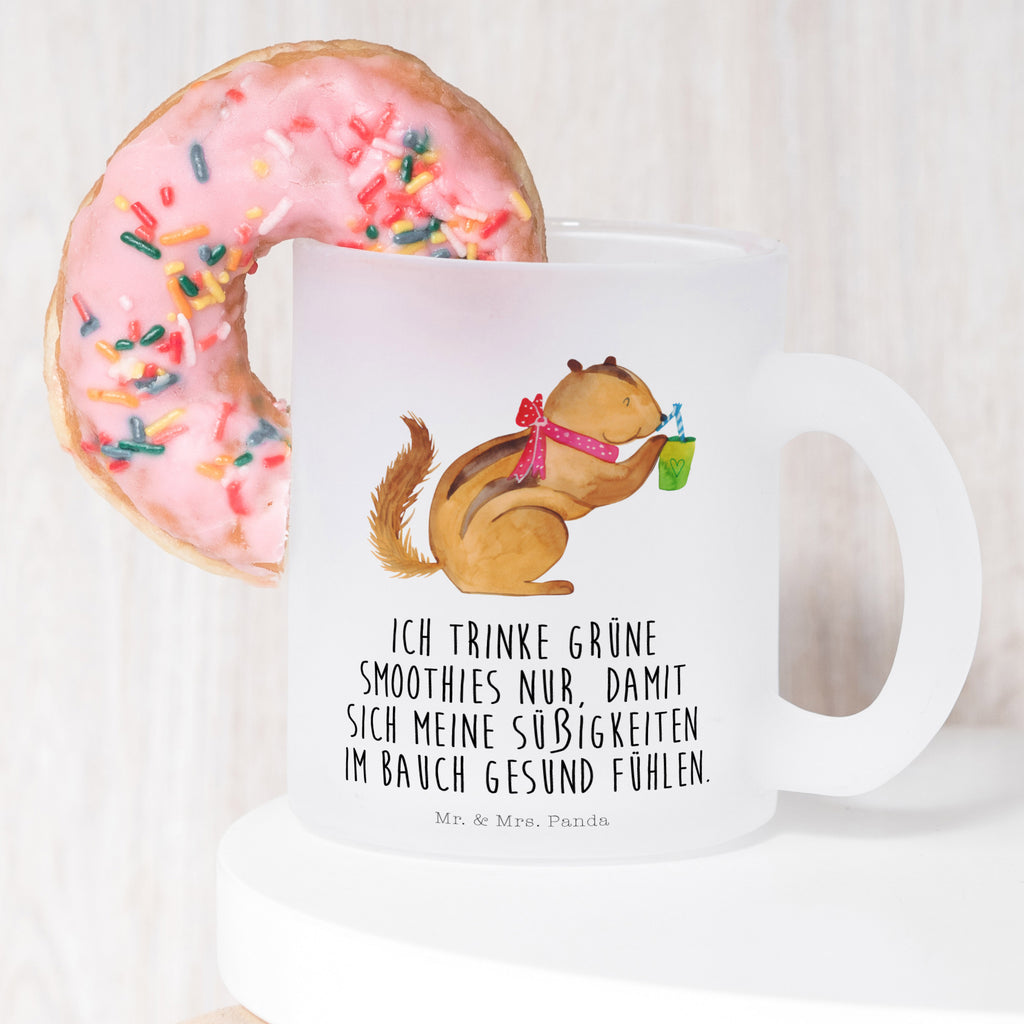 Teetasse Eichhörnchen Smoothie Teetasse, Teeglas, Teebecher, Tasse mit Henkel, Tasse, Glas Teetasse, Teetasse aus Glas, Tiermotive, Gute Laune, lustige Sprüche, Tiere, Green Smoothies, Diät, Abnehmen, Streifenhörnchen, Eichhörnchen