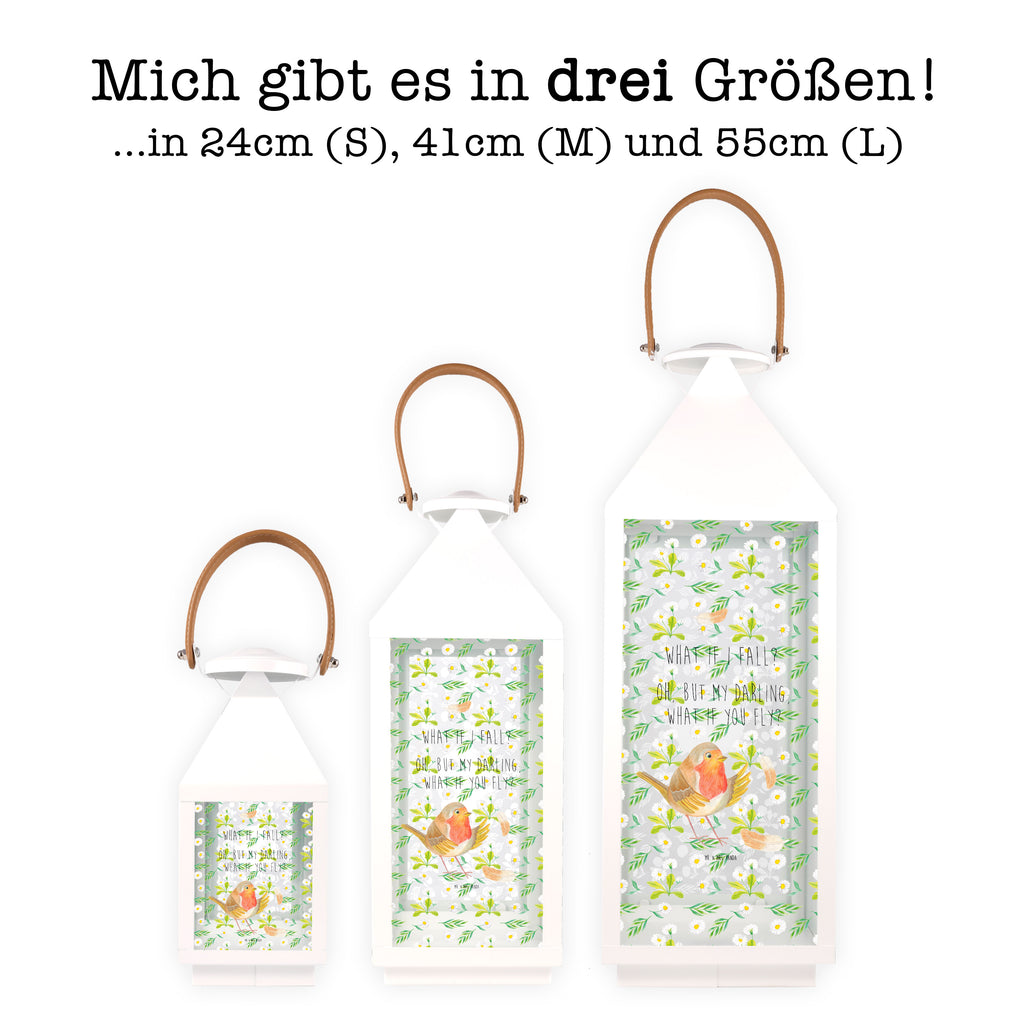 Deko Laterne Rotkehlchen mit Federn Gartenlampe, Gartenleuchte, Gartendekoration, Gartenlicht, Laterne  kleine Laternen, XXL Laternen, Laterne groß, Tiermotive, Gute Laune, lustige Sprüche, Tiere, What if i fall, Rotkehlchen, Spruch Motivation, Spruch Mut, Vogel, Motivation Sprüche, Motivationsbilder, fliegen