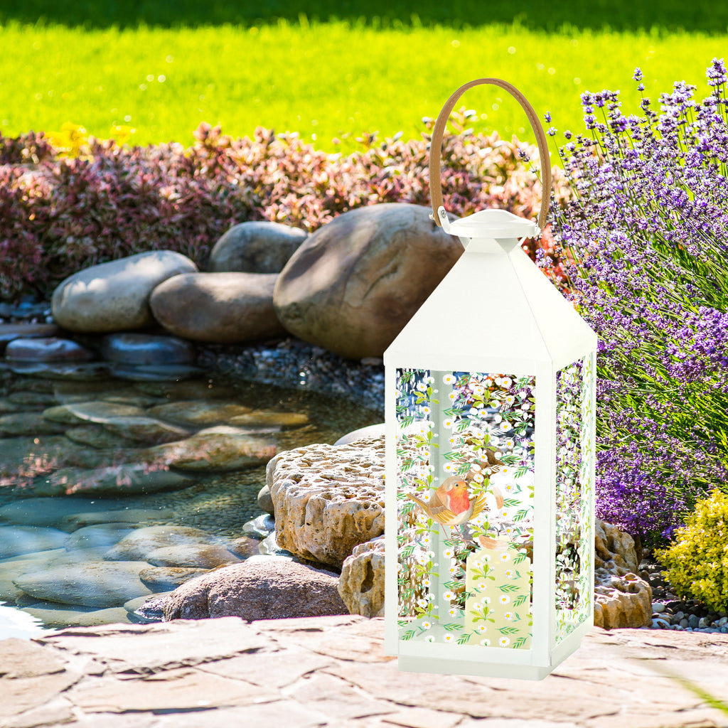 Deko Laterne Rotkehlchen mit Federn Gartenlampe, Gartenleuchte, Gartendekoration, Gartenlicht, Laterne  kleine Laternen, XXL Laternen, Laterne groß, Tiermotive, Gute Laune, lustige Sprüche, Tiere, What if i fall, Rotkehlchen, Spruch Motivation, Spruch Mut, Vogel, Motivation Sprüche, Motivationsbilder, fliegen