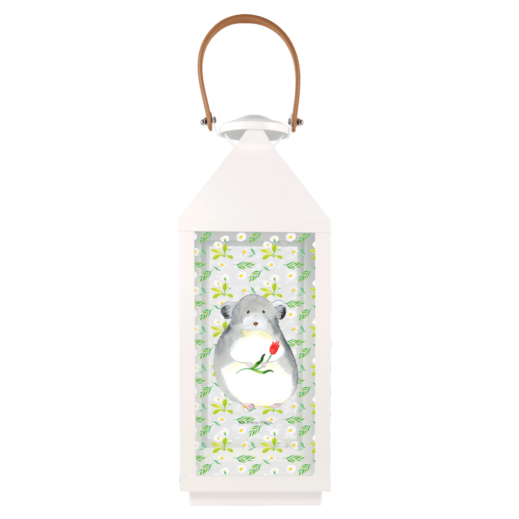 Deko Laterne Chinchilla mit Blume Gartenlampe, Gartenleuchte, Gartendekoration, Gartenlicht, Laterne  kleine Laternen, XXL Laternen, Laterne groß, Tiermotive, Gute Laune, lustige Sprüche, Tiere, Chinchilla, Chinchillas, Liebeskummer, Kummer, Depressionen, traurig sein, Chaos, Glücklichsein, Büro, Büroalltag