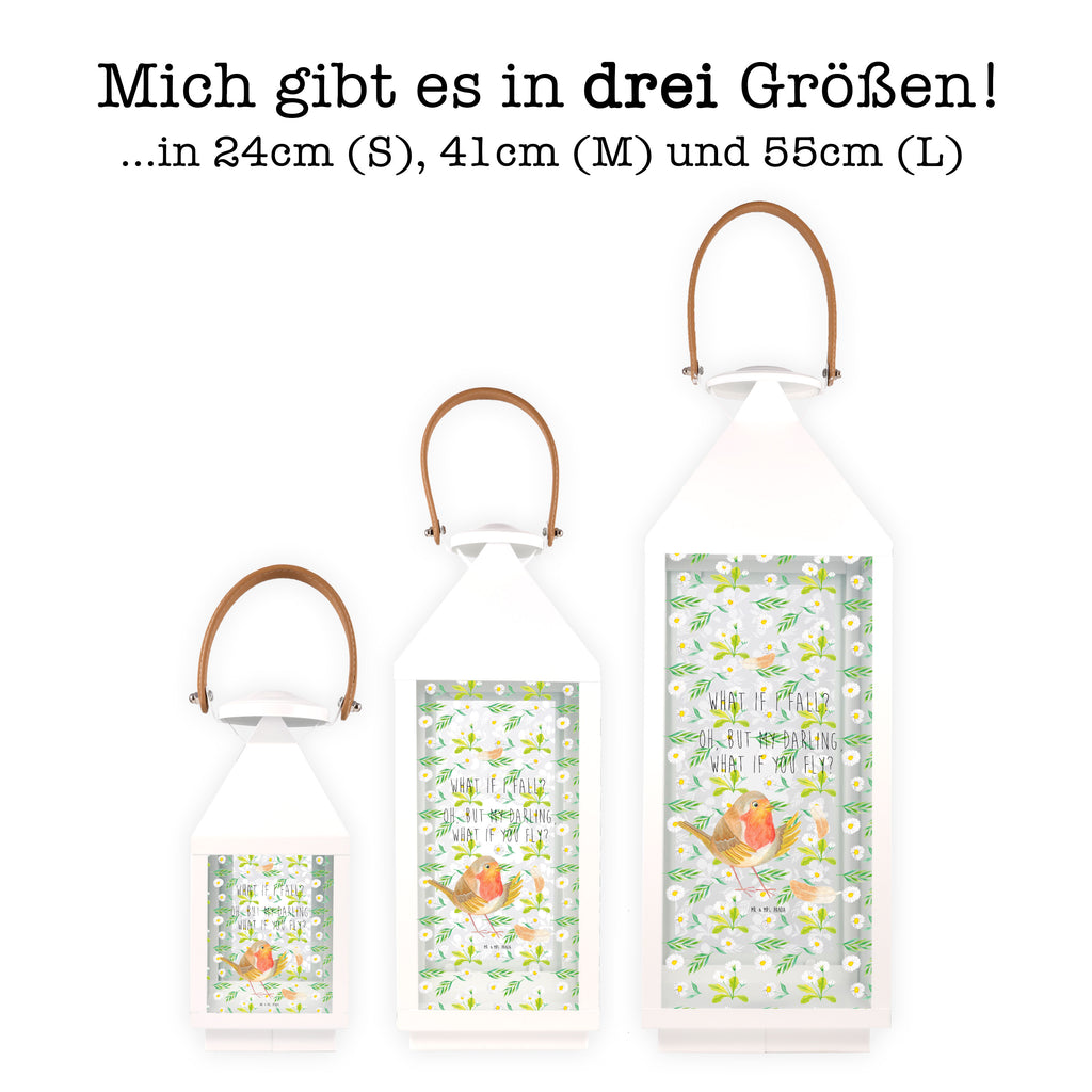 Deko Laterne Rotkehlchen mit Federn Gartenlampe, Gartenleuchte, Gartendekoration, Gartenlicht, Laterne  kleine Laternen, XXL Laternen, Laterne groß, Tiermotive, Gute Laune, lustige Sprüche, Tiere, What if i fall, Rotkehlchen, Spruch Motivation, Spruch Mut, Vogel, Motivation Sprüche, Motivationsbilder, fliegen