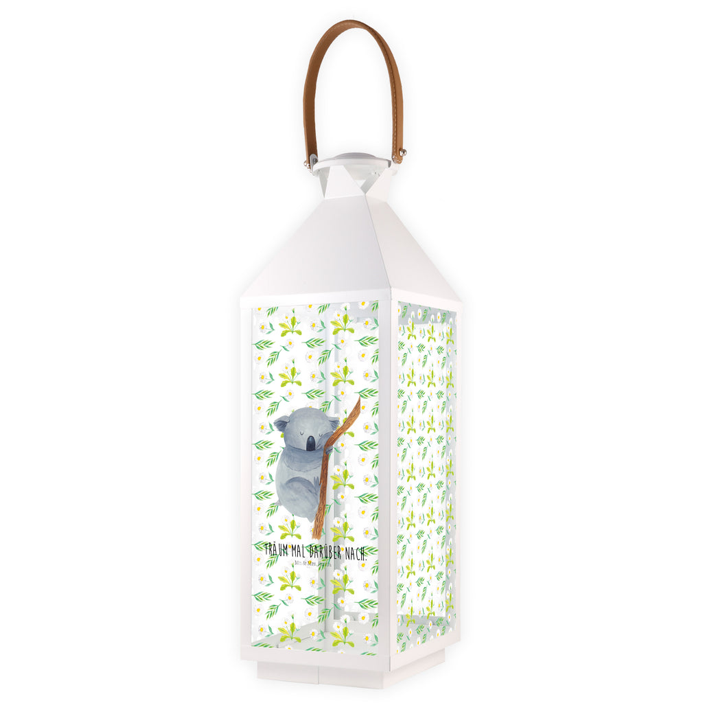 Deko Laterne Koalabär Gartenlampe, Gartenleuchte, Gartendekoration, Gartenlicht, Laterne  kleine Laternen, XXL Laternen, Laterne groß, Tiermotive, Gute Laune, lustige Sprüche, Tiere, Koala, träumen, Traum, schlafen, Schlafzimmer, Traumland, Bär, Koalabär