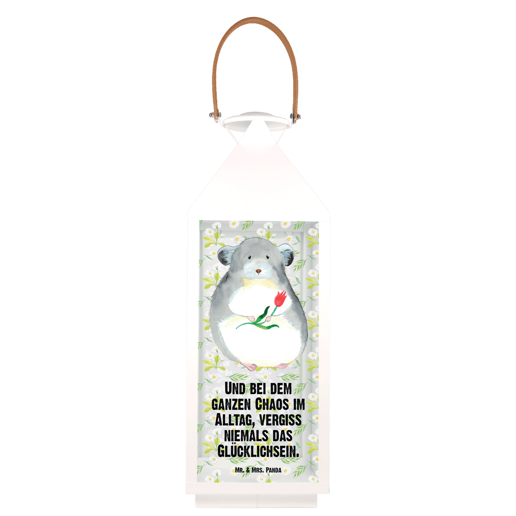 Deko Laterne Chinchilla mit Blume Gartenlampe, Gartenleuchte, Gartendekoration, Gartenlicht, Laterne  kleine Laternen, XXL Laternen, Laterne groß, Tiermotive, Gute Laune, lustige Sprüche, Tiere, Chinchilla, Chinchillas, Liebeskummer, Kummer, Depressionen, traurig sein, Chaos, Glücklichsein, Büro, Büroalltag