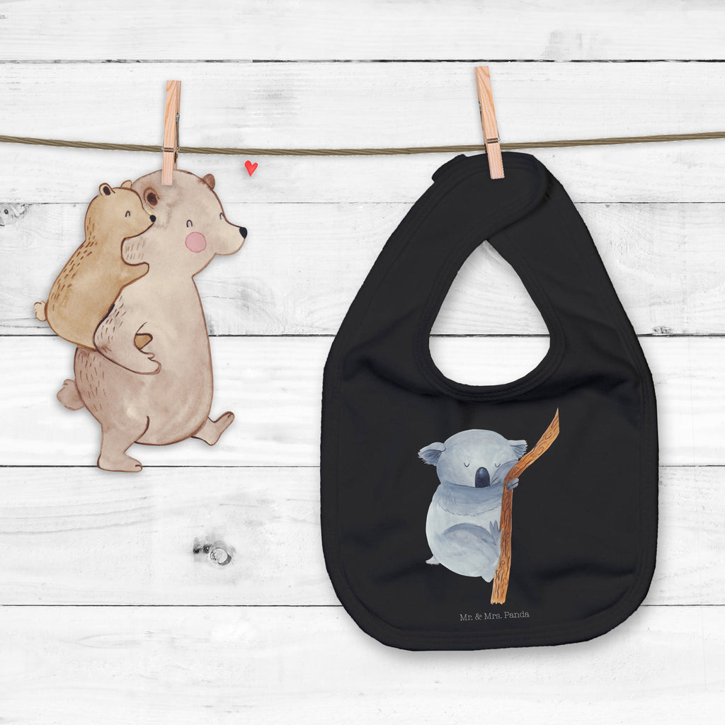 Organic Babylätzchen Koalabär Baby, Lätzchen, Spucktuch, Sabberlätzchen, Klettlätzchen, Babygeschenk, Baby Lätzchen, Geschenk für Geburt, Geschenk zur Geburt, Baby Spucktuch, Babyausstattung, Geschenkidee für Babyparty, Tiermotive, Gute Laune, lustige Sprüche, Tiere, Koala, träumen, Traum, schlafen, Schlafzimmer, Traumland, Bär, Koalabär