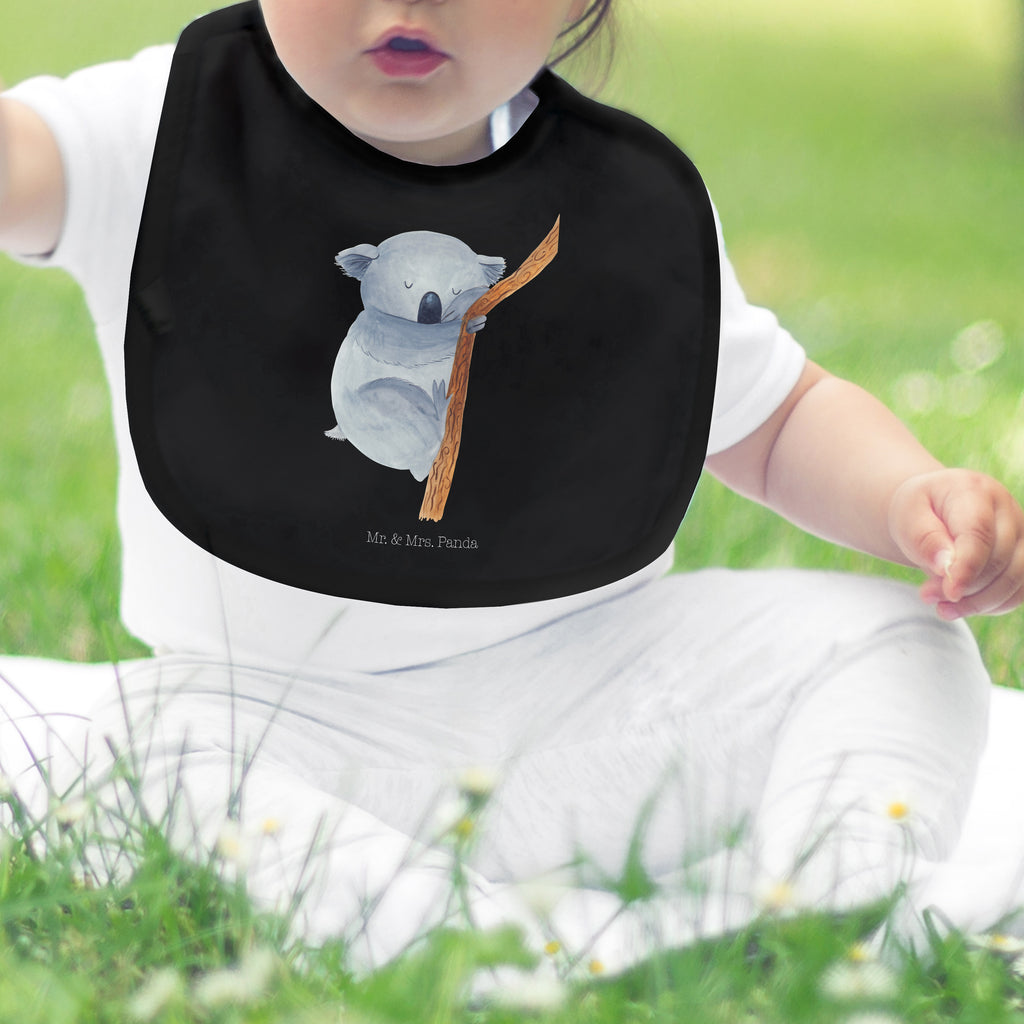 Organic Babylätzchen Koalabär Baby, Lätzchen, Spucktuch, Sabberlätzchen, Klettlätzchen, Babygeschenk, Baby Lätzchen, Geschenk für Geburt, Geschenk zur Geburt, Baby Spucktuch, Babyausstattung, Geschenkidee für Babyparty, Tiermotive, Gute Laune, lustige Sprüche, Tiere, Koala, träumen, Traum, schlafen, Schlafzimmer, Traumland, Bär, Koalabär