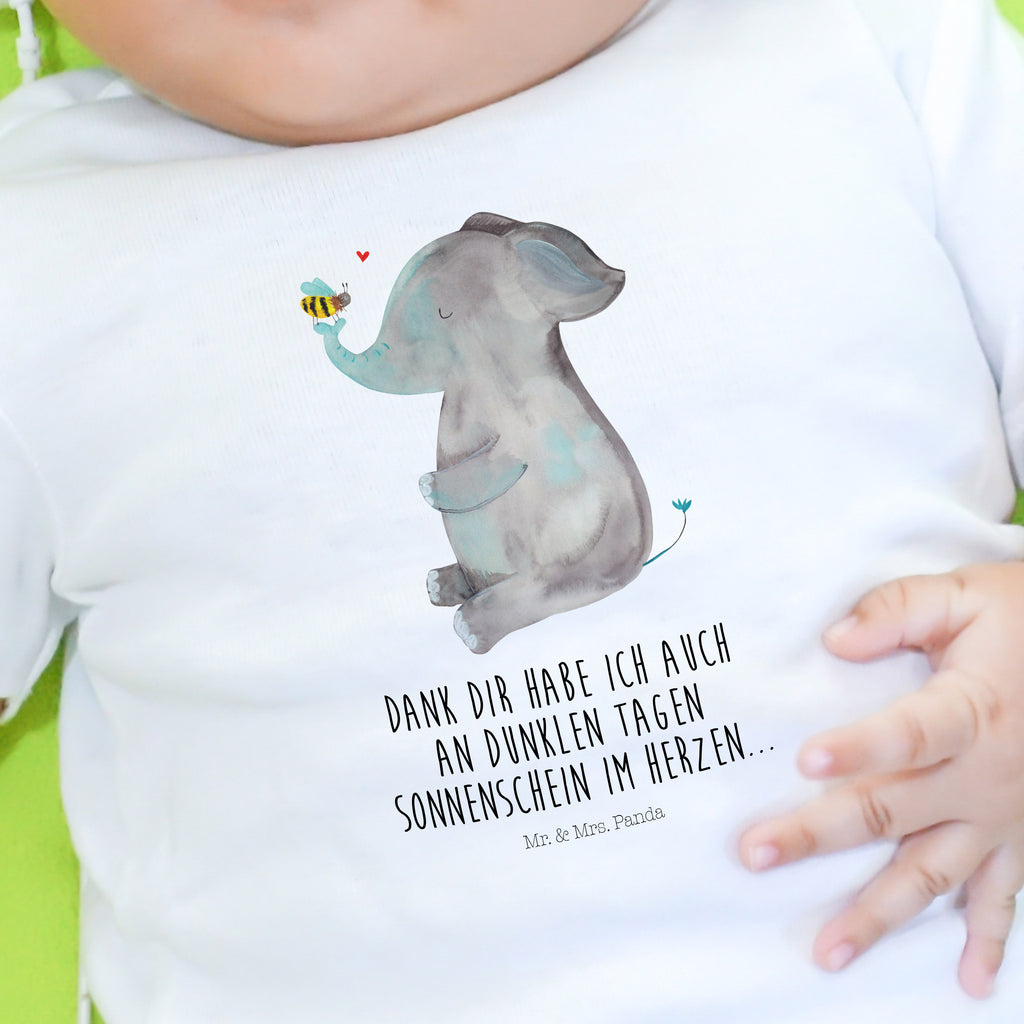 Baby T-Shirt Elefant & Biene Elefant, Biene, Liebe, Liebesbeweis, Jahrestag, Liebesgeschenk, Heiratsantrag, Hochzeitsgeschenk, Liebesspruch Mädchen,Jungen,Unisex,Motiv,Baby T-Shirt,Kurzarm  süße Tiermotive, gute Laune, lustige Sprüche, Tiere