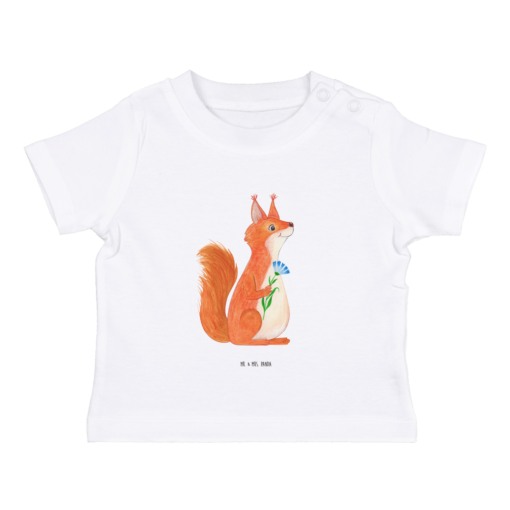 Organic Baby Shirt Eichhörnchen Blume Baby T-Shirt, Jungen Baby T-Shirt, Mädchen Baby T-Shirt, Shirt, Tiermotive, Gute Laune, lustige Sprüche, Tiere, Eichhörnchen, Eichhorn, Spruch positiv, Lachen, Spaß, Motivation Sprüche, Motivation Bilder, glücklich Spruch, Spruch Deko