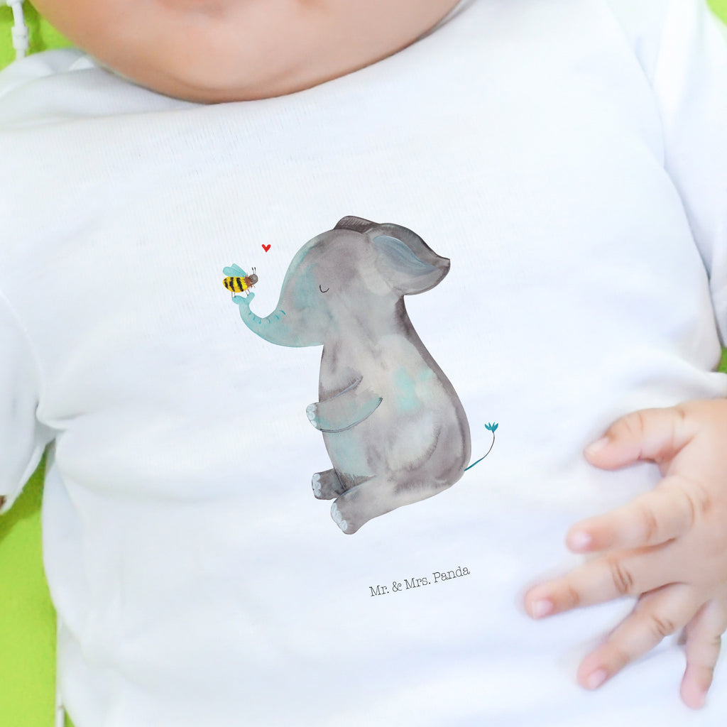 Organic Baby Shirt Elefant & Biene Baby T-Shirt, Jungen Baby T-Shirt, Mädchen Baby T-Shirt, Shirt, Tiermotive, Gute Laune, lustige Sprüche, Tiere, Elefant, Biene, Liebe, Liebesbeweis, Jahrestag, Liebesgeschenk, Heiratsantrag, Hochzeitsgeschenk, Liebesspruch