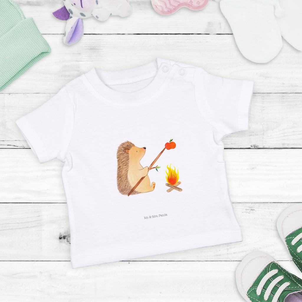 Organic Baby Shirt Igel grillt