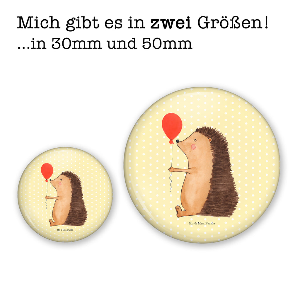 50mm Button Igel mit Luftballon 50mm Button, Button, Pin, Anstecknadel, Tiermotive, Gute Laune, lustige Sprüche, Tiere, Igel, Geburtstag, Herzlichen Glückwunsch, Glückwunsch, Geburtstagskind, Ballon, Happy Birthday
