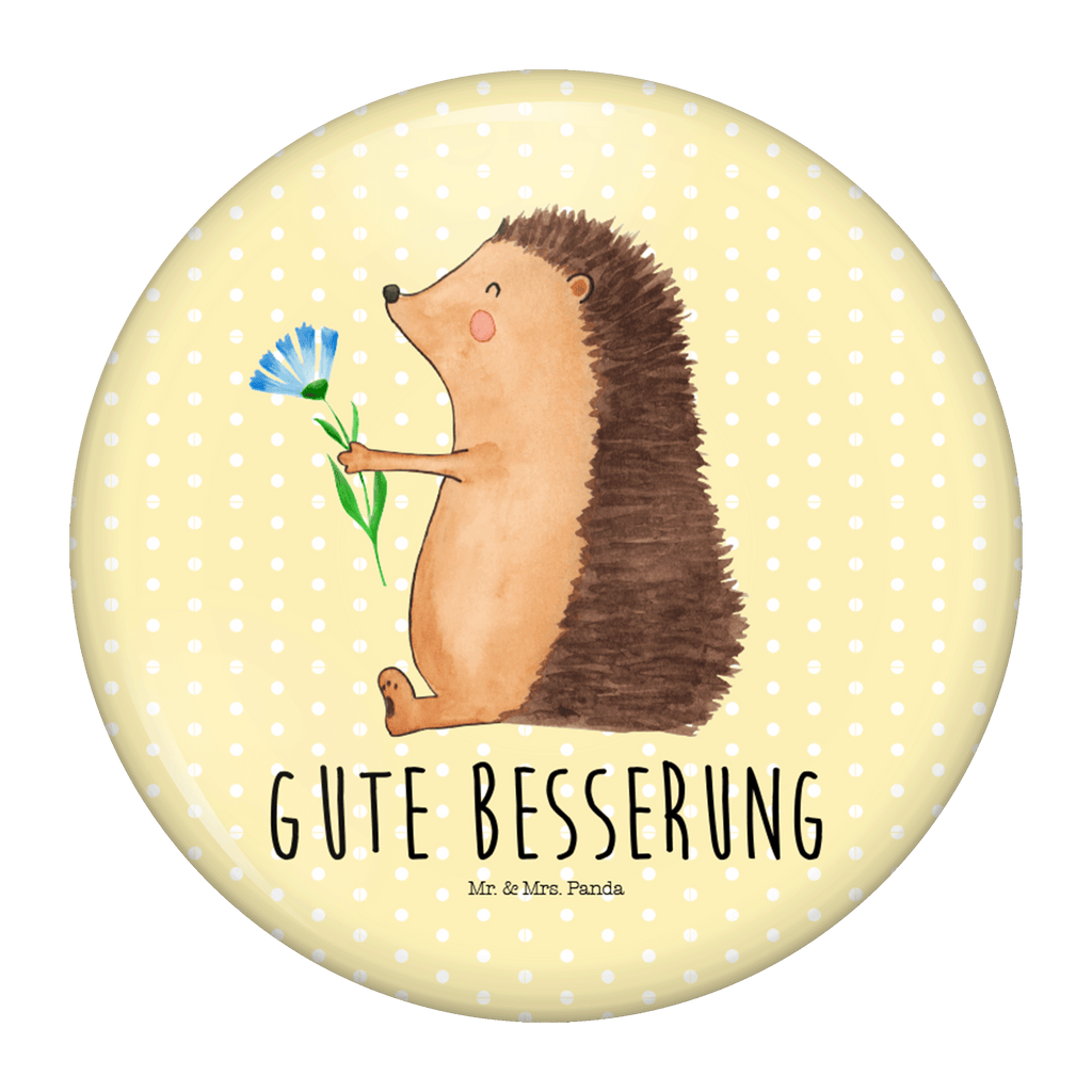 50mm Button Igel mit Blume 50mm Button, Button, Pin, Anstecknadel, Tiermotive, Gute Laune, lustige Sprüche, Tiere, Igel, Gute Besserung, Genesungswünsche, Krankheit, Krankenhaus, krank, Besuch