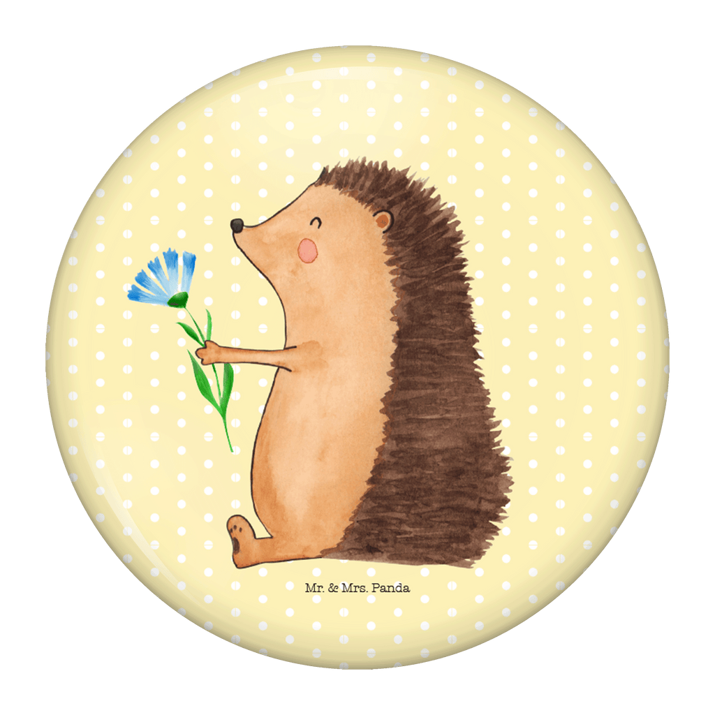 50mm Button Igel mit Blume 50mm Button, Button, Pin, Anstecknadel, Tiermotive, Gute Laune, lustige Sprüche, Tiere, Igel, Gute Besserung, Genesungswünsche, Krankheit, Krankenhaus, krank, Besuch