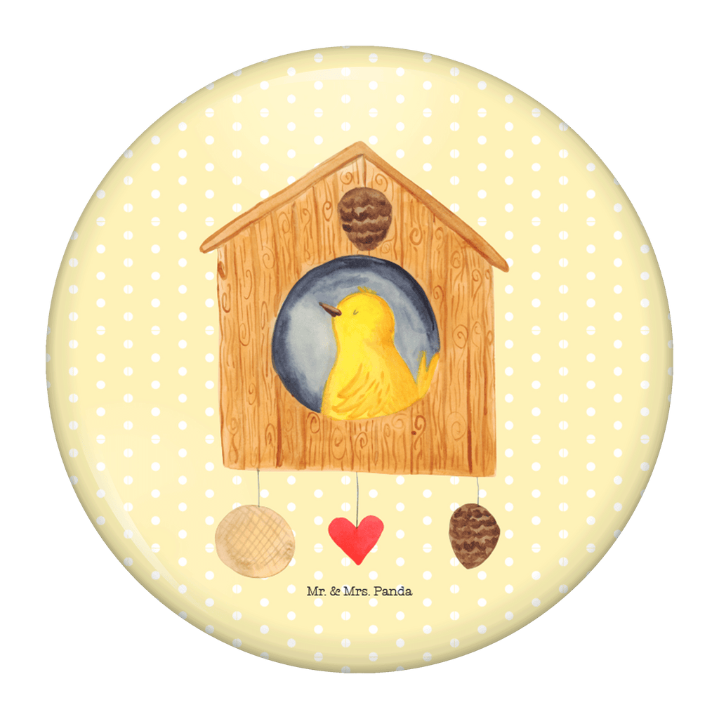 50mm Button Vogelhaus sweet Home 50mm Button, Button, Pin, Anstecknadel, Tiermotive, Gute Laune, lustige Sprüche, Tiere, Vogelhaus, Vogel, Home sweet Home, Einzug, Umzug, Geschenk, Einzugsgeschenk, Hausbau, Haus