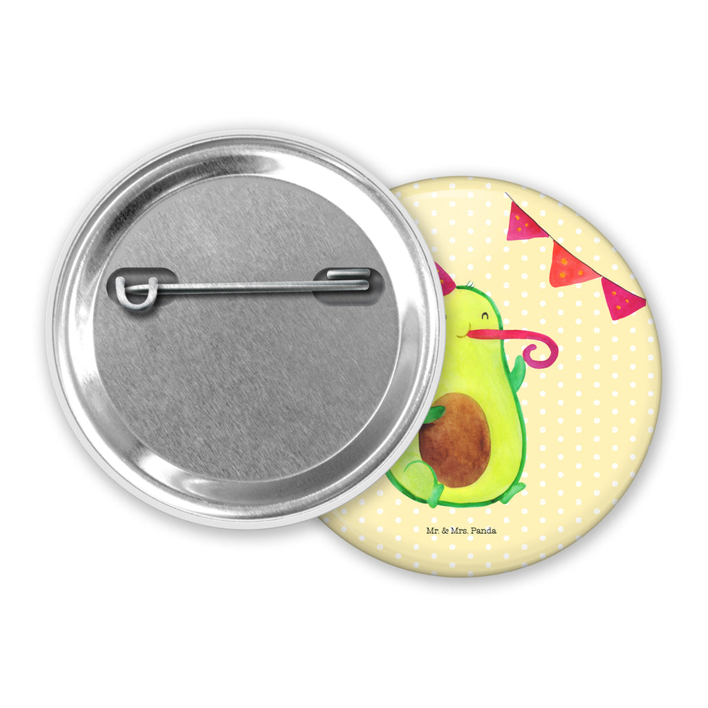 50mm Button Avocado Party Time 50mm Button, Button, Pin, Anstecknadel, Avocado, Veggie, Vegan, Gesund