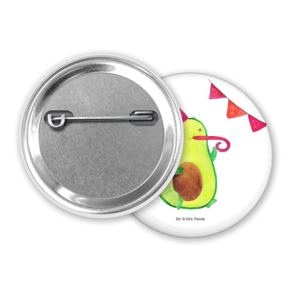 50mm Button Avocado Party Time 50mm Button, Button, Pin, Anstecknadel, Avocado, Veggie, Vegan, Gesund