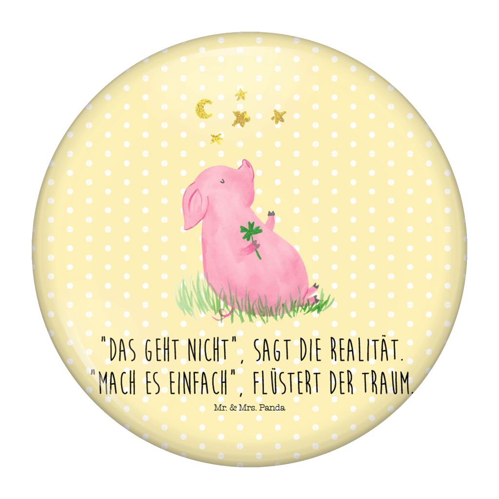 50mm Button Glücksschwein 50mm Button, Button, Pin, Anstecknadel, Tiermotive, Gute Laune, lustige Sprüche, Tiere, Glücksschwein. Glück, Schwein, Schweinchen, Sterne, Sernchen, Ziele, Träume, Motivation, Glücksbringer