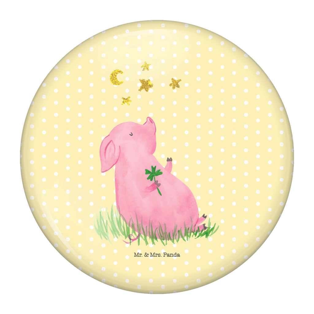 50mm Button Glücksschwein 50mm Button, Button, Pin, Anstecknadel, Tiermotive, Gute Laune, lustige Sprüche, Tiere, Glücksschwein. Glück, Schwein, Schweinchen, Sterne, Sernchen, Ziele, Träume, Motivation, Glücksbringer