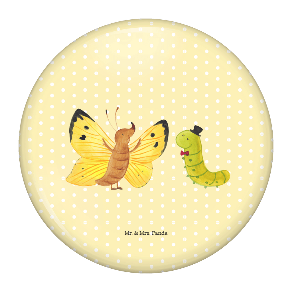 50mm Button Raupe & Schmetterling 50mm Button, Button, Pin, Anstecknadel, Tiermotive, Gute Laune, lustige Sprüche, Tiere, Raupe, Schmetterling, Zitronenfalter, Entwicklung, Erwachsen werden, Kokon, Hut, Hütchen, Schönheit, Aufwachsen