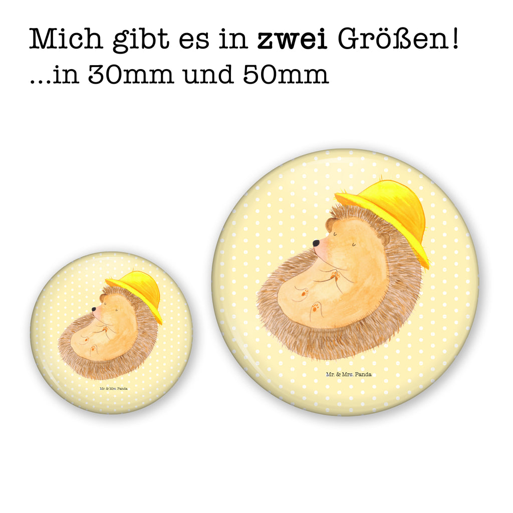 50mm Button Igel betet 50mm Button, Button, Pin, Anstecknadel, Tiermotive, Gute Laune, lustige Sprüche, Tiere, Igel, Igel mit Hut, Sonnenhut, Gott, Amen, beten, Leben, Dankbarkeit, Dankbar sein, dankbar, genießen