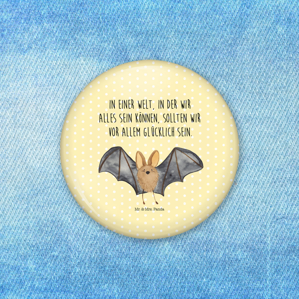 50mm Button Fledermaus Flügel 50mm Button, Button, Pin, Anstecknadel, Tiermotive, Gute Laune, lustige Sprüche, Tiere