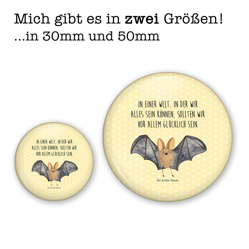 50mm Button Fledermaus Flügel 50mm Button, Button, Pin, Anstecknadel, Tiermotive, Gute Laune, lustige Sprüche, Tiere